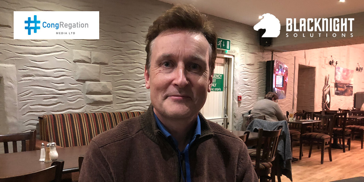 Sean Brady of Cloud Assist spoke at Congregation about travel avoidance and remote working